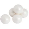 Shimmer Pearl White 1-Inch Gumballs: 2LB Bag -Candy Store shimmer pearl white 1 inch gumballs 2lb bag candy warehouse 1