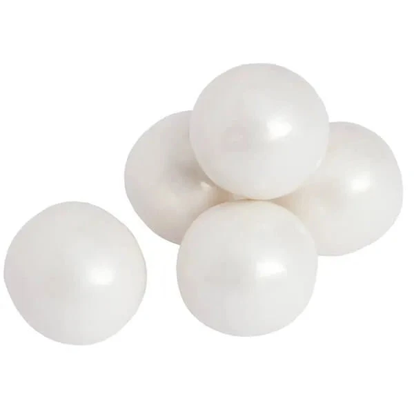 Shimmer Pearl White 1-Inch Gumballs: 2LB Bag 3 Shimmer Pearl White 1-Inch Gumballs: 2LB Bag