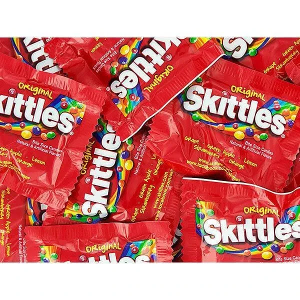 Skittles Candy Fun Size Packs: 22LB Case 3 Skittles Candy Fun Size Packs: 22LB Case