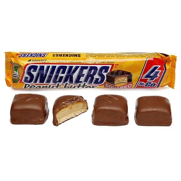 Snickers Peanut Butter Squared King Size Candy Bars: 18-Piece Box 3 Snickers Peanut Butter Squared King Size Candy Bars: 18-Piece Box