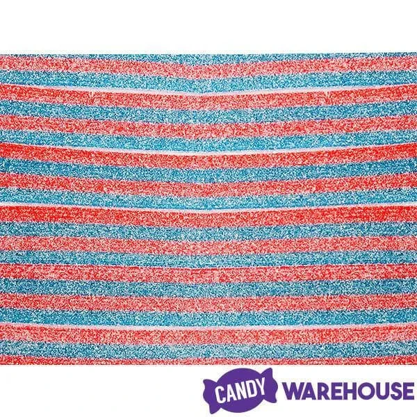 Sour Power Belts Candy - Red And Blue Raspberry: 3KG Bag 4 Sour Power Belts Candy - Red And Blue Raspberry: 3KG Bag - Image 2