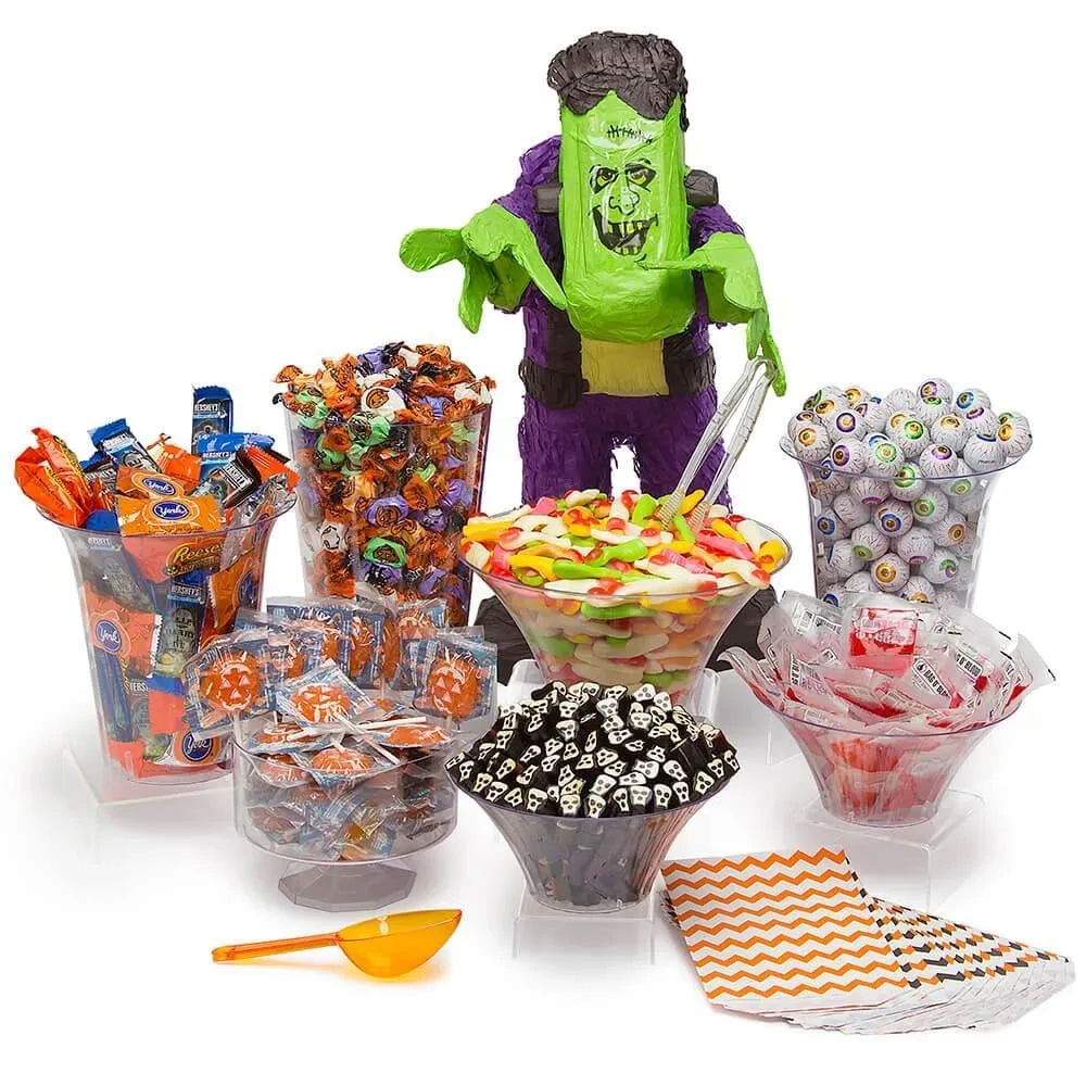 Spooky Halloween Candy Buffet Kit: 25 To 50 Guests 3 Spooky Halloween Candy Buffet Kit: 25 To 50 Guests