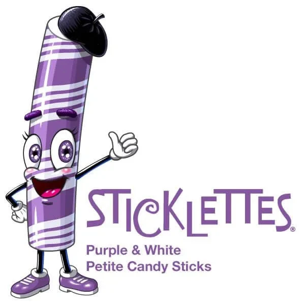 Sticklettes Petite Candy Sticks - Grape: 150-Piece Tub 4 Sticklettes Petite Candy Sticks - Grape: 150-Piece Tub - Image 2