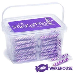 Sticklettes Petite Candy Sticks - Grape: 150-Piece Tub 7 Sticklettes Petite Candy Sticks - Grape: 150-Piece Tub -Candy Store sticklettes petite candy sticks grape 150 piece tub candy warehouse 3