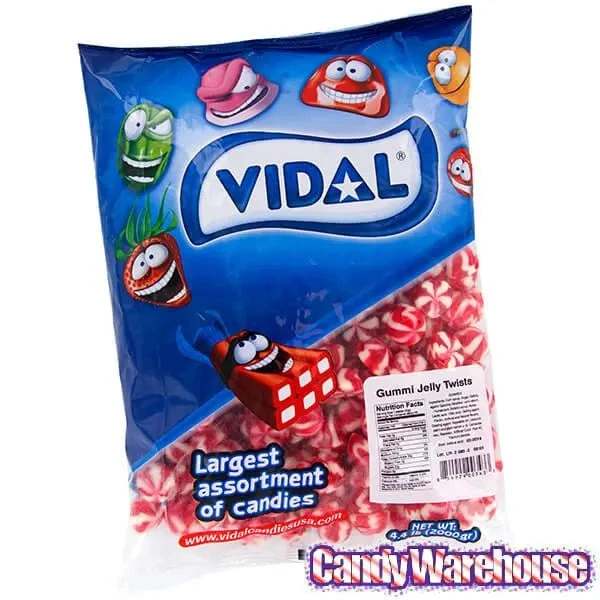 Strawberry Creme Twist Gumdrops Candy: 2KG Bag 4 Strawberry Creme Twist Gumdrops Candy: 2KG Bag - Image 2