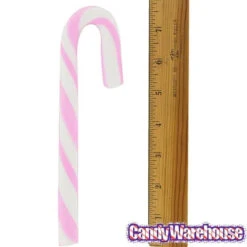 Strawberry Giant Candy Canes: 12-Piece Box -Candy Store strawberry giant candy canes 12 piece box candy warehouse 3
