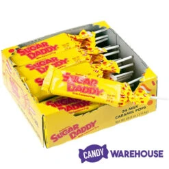 Sugar Daddy Caramel Pops - Large: 24-Piece Box -Candy Store sugar daddy caramel pops large 24 piece box candy warehouse 3 0200c15c 6be4 4855 b674 d708e09bef32