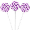 Swipple Pops Petite Swirl Ripple Lollipops - Purple Grape: 60-Piece Tub -Candy Store swipple pops petite swirl ripple lollipops purple grape 60 piece tub candy warehouse 1