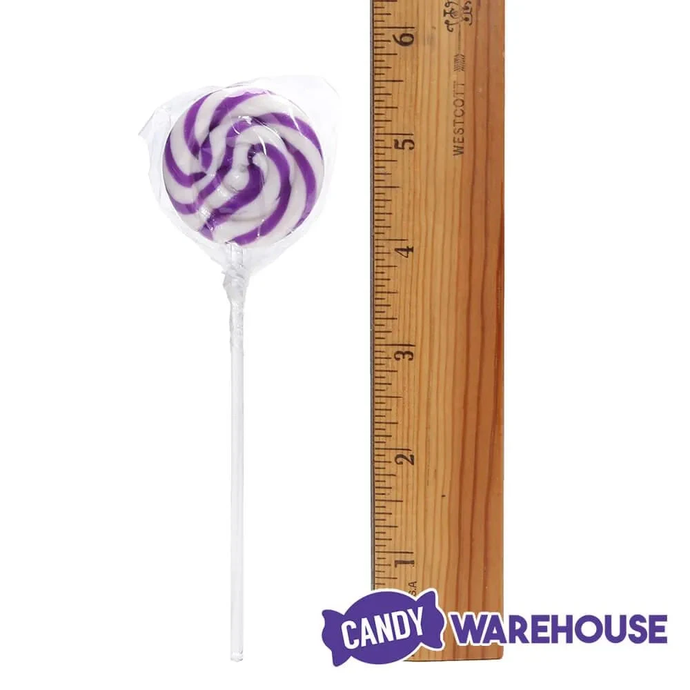 Swipple Pops Petite Swirl Ripple Lollipops - Purple Grape: 60-Piece Tub 6 Swipple Pops Petite Swirl Ripple Lollipops - Purple Grape: 60-Piece Tub - Image 4