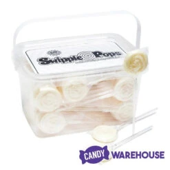 Swipple Pops Petite Swirl Ripple Lollipops - White Pineapple: 60-Piece Tub 7 Swipple Pops Petite Swirl Ripple Lollipops - White Pineapple: 60-Piece Tub -Candy Store swipple pops petite swirl ripple lollipops white pineapple 60 piece tub candy warehouse 2