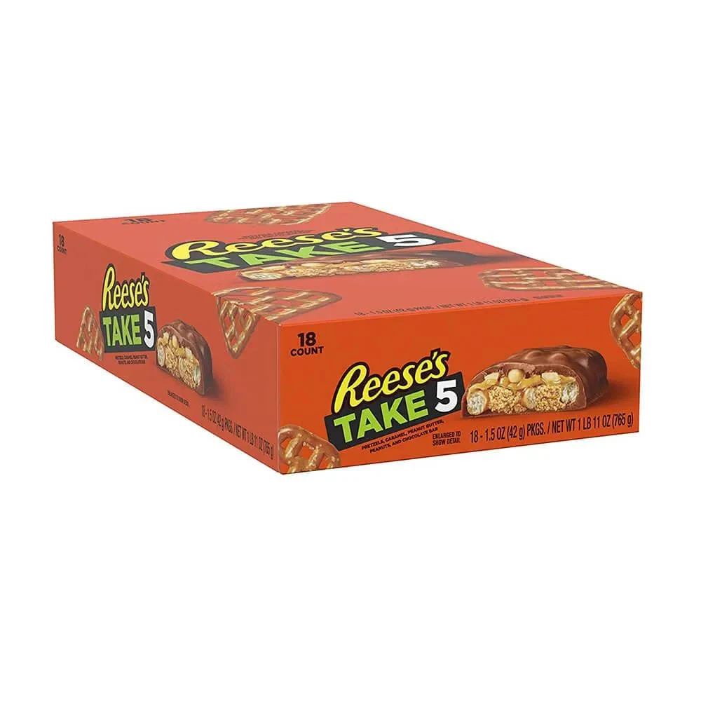Take5 Candy Bars: 18-Piece Box 4 Take5 Candy Bars: 18-Piece Box - Image 2