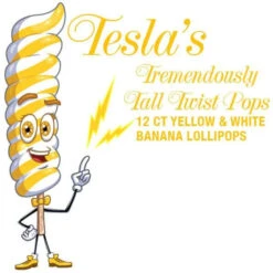 Tesla's Tremendously Tall 3-Ounce Twist Pops - Banana: 12-Piece Box 11 Tesla's Tremendously Tall 3-Ounce Twist Pops - Banana: 12-Piece Box -Candy Store tesla s tremendously tall 3 ounce twist pops banana 12 piece box candy warehouse 4