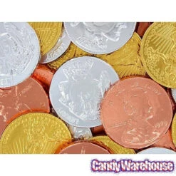Thompson Foiled Extra Large Milk Chocolate Coins: 72-Piece Tub 8 Thompson Foiled Extra Large Milk Chocolate Coins: 72-Piece Tub -Candy Store thompson foiled extra large milk chocolate coins 72 piece tub candy warehouse 3