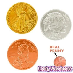 Thompson Foiled Extra Large Milk Chocolate Coins: 72-Piece Tub 9 Thompson Foiled Extra Large Milk Chocolate Coins: 72-Piece Tub -Candy Store thompson foiled extra large milk chocolate coins 72 piece tub candy warehouse 4