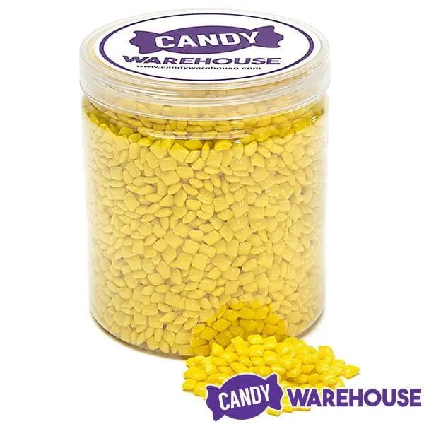 Tiny Chicle Squares Chewing Gum - Yellow: 1.5LB Jar 4 Tiny Chicle Squares Chewing Gum - Yellow: 1.5LB Jar - Image 2