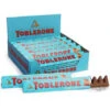 Toblerone Crunchy Salty Almond Chocolate Bars: 20-Piece Box -Candy Store toblerone crunchy salty almond chocolate bars 20 piece box candy warehouse 1
