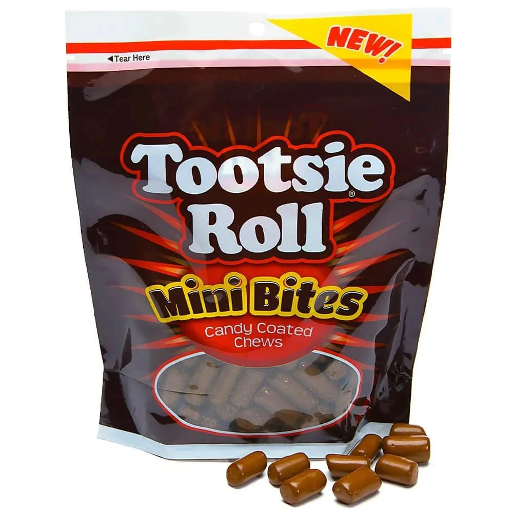 Tootsie Roll Mini Bites Candy Coated Chews: 9-Ounce Bag 3 Tootsie Roll Mini Bites Candy Coated Chews: 9-Ounce Bag