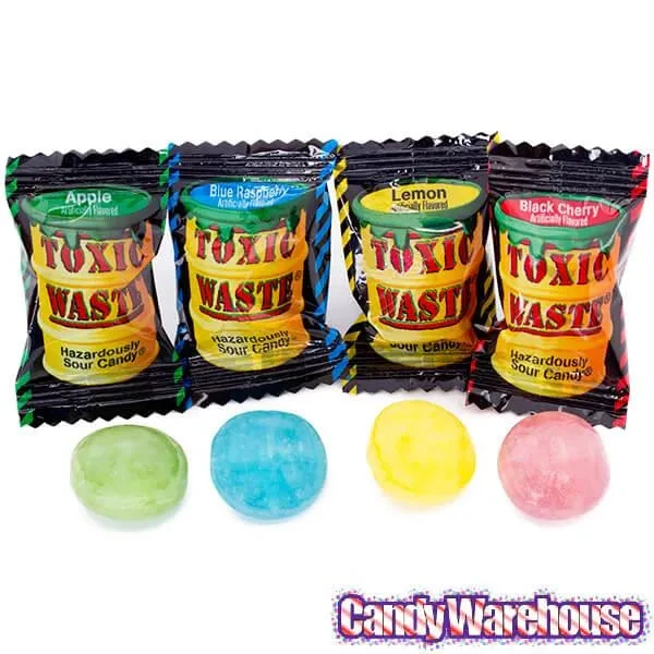 Toxic Waste Sour Candy Packs: 240-Piece Tub 4 Toxic Waste Sour Candy Packs: 240-Piece Tub - Image 2