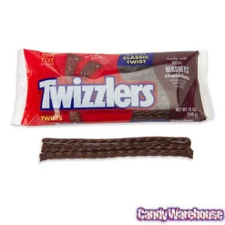 Twizzlers Chocolate Licorice Twists: 12-Ounce Bag 9 Twizzlers Chocolate Licorice Twists: 12-Ounce Bag -Candy Store twizzlers chocolate licorice twists 12 ounce bag candy warehouse 4