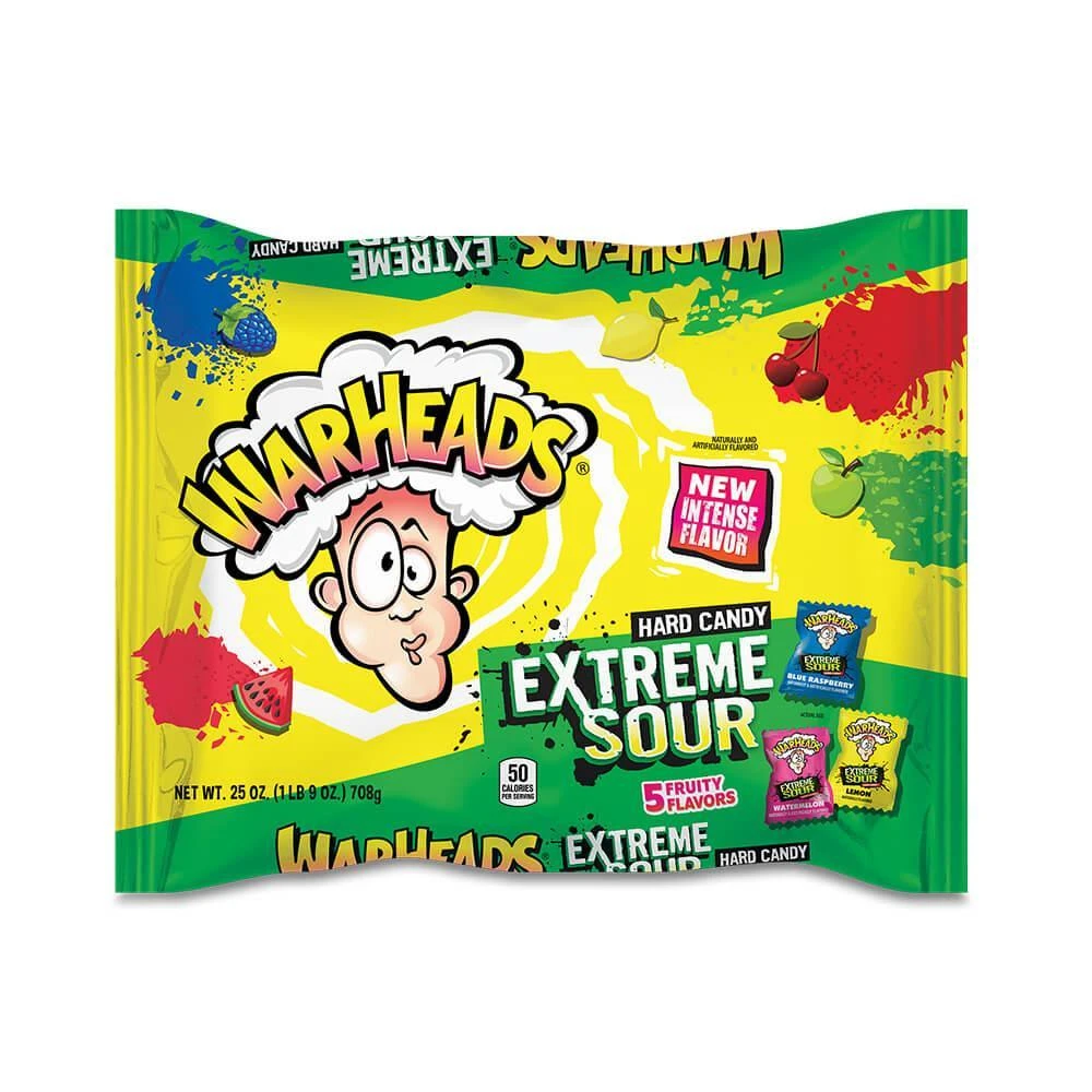WarHeads Extreme Sour Hard Candy Packs: 175-Piece Bag 3 WarHeads Extreme Sour Hard Candy Packs: 175-Piece Bag
