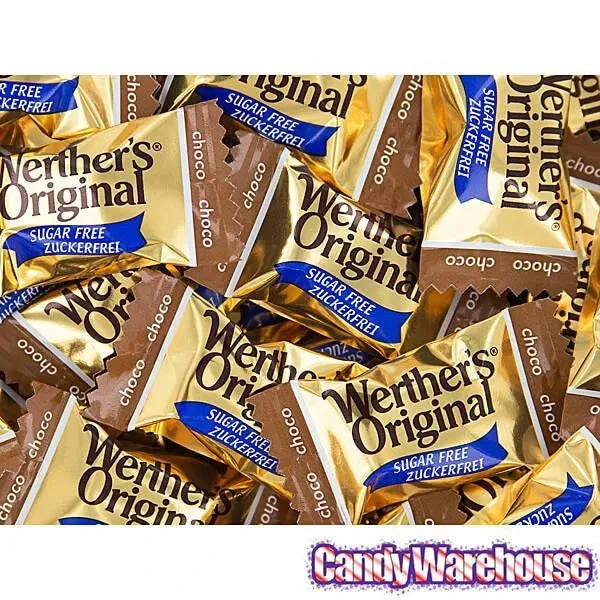 Werther's Original Sugar Free Caramel Chocolate Hard Candy: 1.75LB Box 5 Werther's Original Sugar Free Caramel Chocolate Hard Candy: 1.75LB Box - Image 3