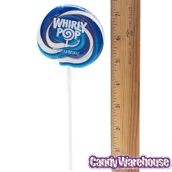 Whirly Pop 1.5-Ounce Swirl Suckers - Royal Blue: 24-Piece Display 4 Whirly Pop 1.5-Ounce Swirl Suckers - Royal Blue: 24-Piece Display - Image 2