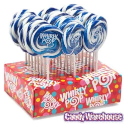 Whirly Pop 1.5-Ounce Swirl Suckers - Royal Blue: 24-Piece Display 7 Whirly Pop 1.5-Ounce Swirl Suckers - Royal Blue: 24-Piece Display -Candy Store whirly pop 1 5 ounce swirl suckers royal blue 24 piece display candy warehouse 3