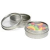 Windowed Round Candy Tins - 2-Ounce: 24-Piece Set 1 Windowed Round Candy Tins - 2-Ounce: 24-Piece Set -Candy Store windowed round candy tins 2 ounce 24 piece set candy warehouse 1