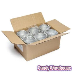 Windowed Round Candy Tins - 2-Ounce: 24-Piece Set -Candy Store windowed round candy tins 2 ounce 24 piece set candy warehouse 4