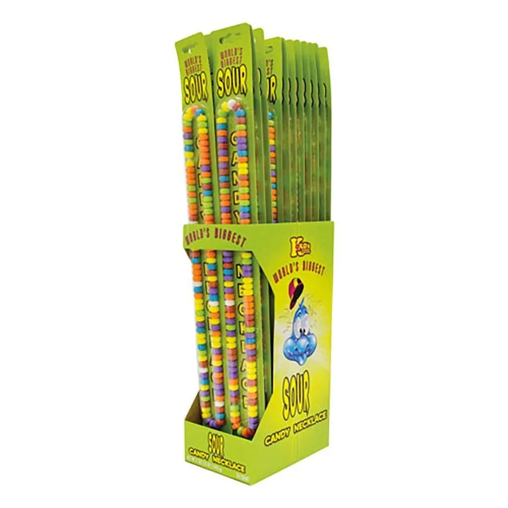 World's Biggest Sour Candy Necklace: 24-Piece Display 3 World's Biggest Sour Candy Necklace: 24-Piece Display
