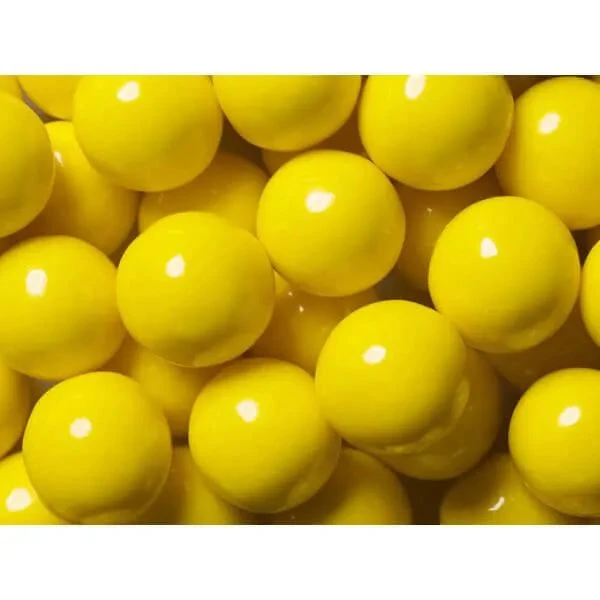 Yellow 1-Inch Gumballs: 2LB Bag 3 Yellow 1-Inch Gumballs: 2LB Bag
