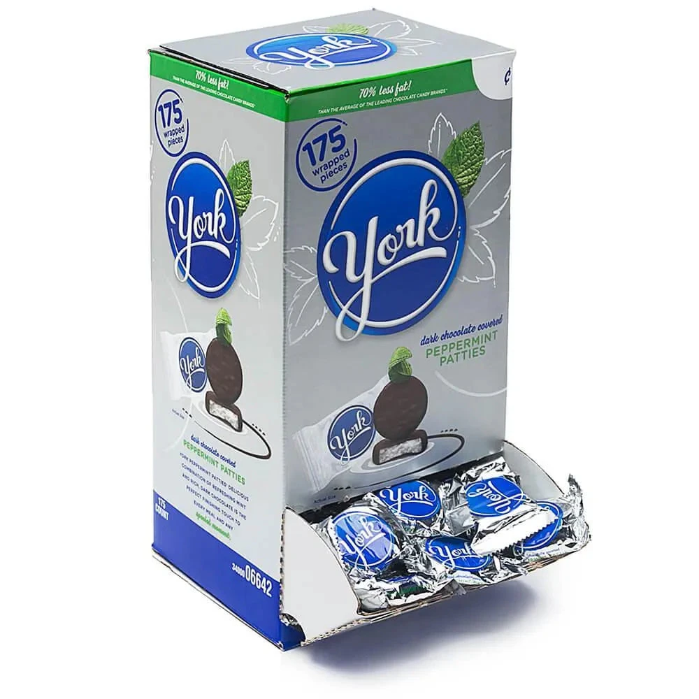 York Peppermint Patties Snack Size Packs: 175-Piece Box 3 York Peppermint Patties Snack Size Packs: 175-Piece Box